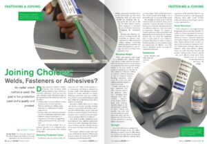 Welding fastening adhesive