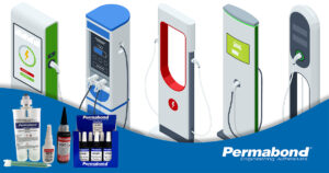 Permabond offers a range of adhesives suitable for EV charging points manufacture.